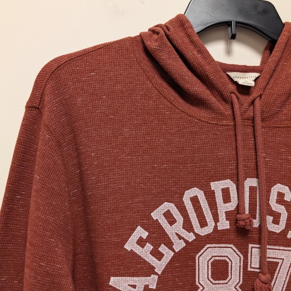 Aeropostale Athletic Dept Thermal Pullover Hoodie Men's XL - Picture 4 of 14